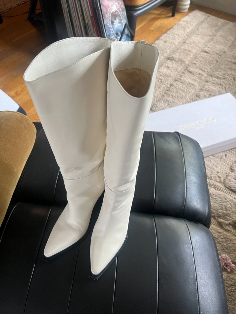 Jimmy Choo Cece Tall Boots - 80mm heel, 8.5 - Never Worn - Picture 8 of 16